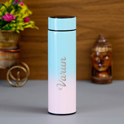 Customizing gifts personalize multicolor temperature bottle