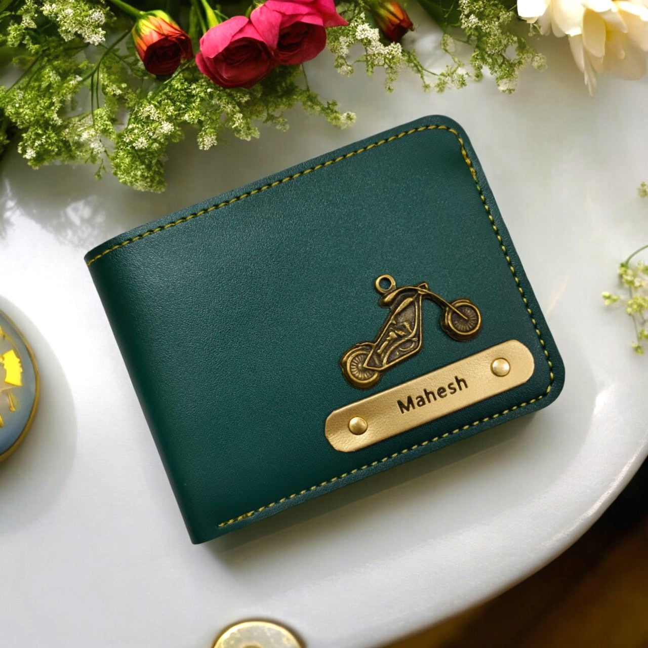 Customized Wallet With Name & Charm